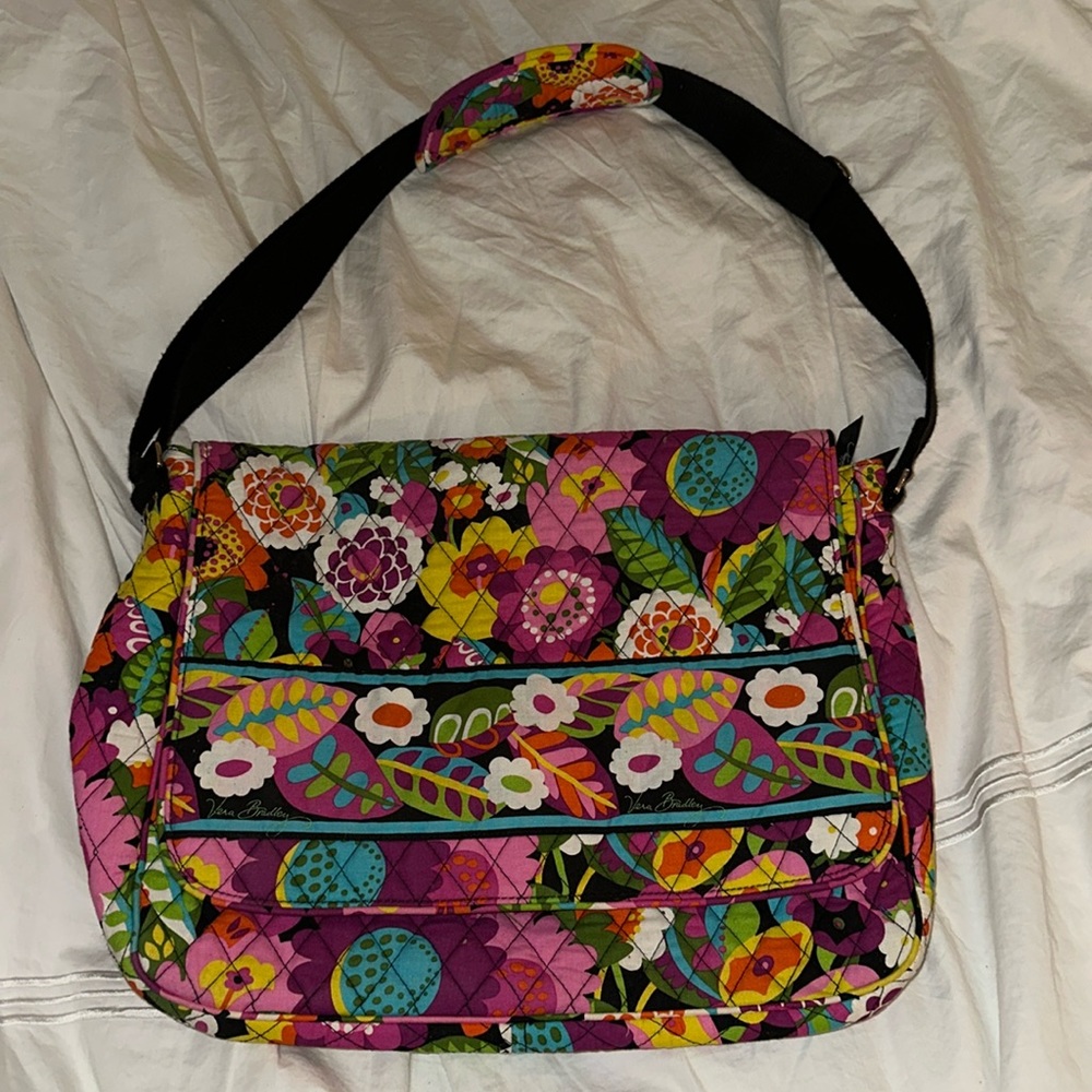 Vera Bradley Floral Messenger Bag